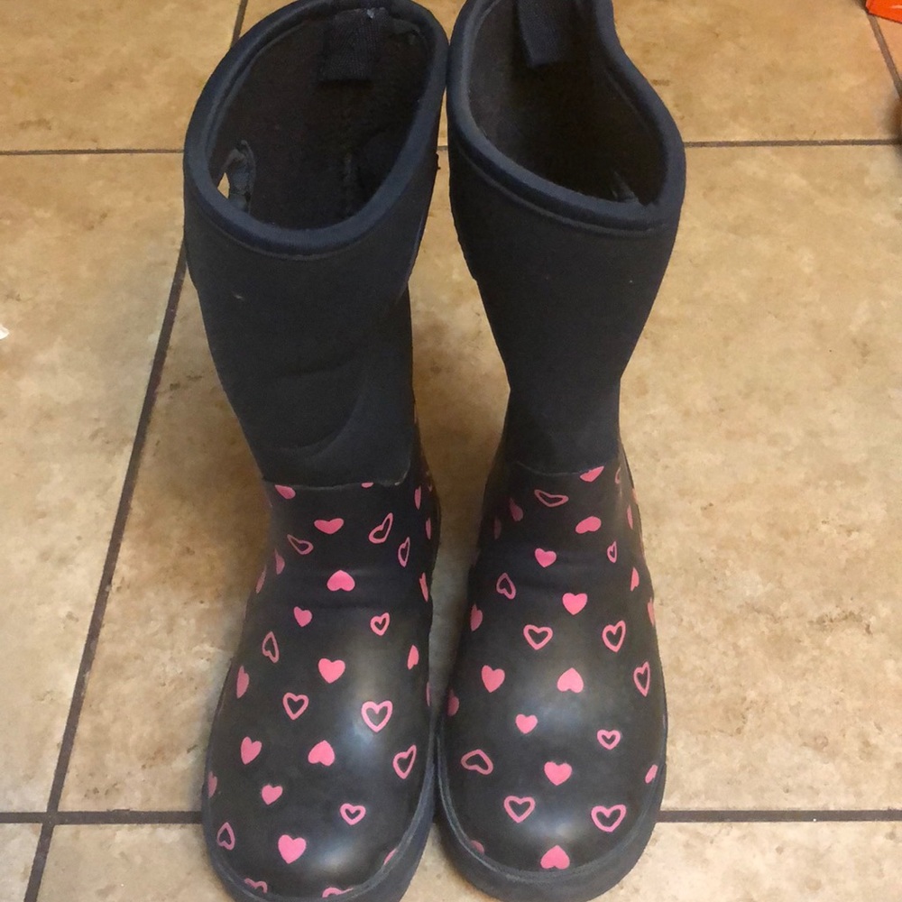 Used girls rain boots size 1